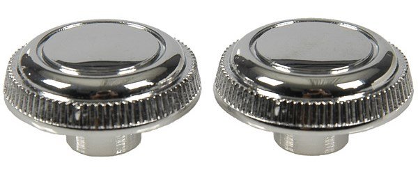 67-69 Outer Radio Knob Pair