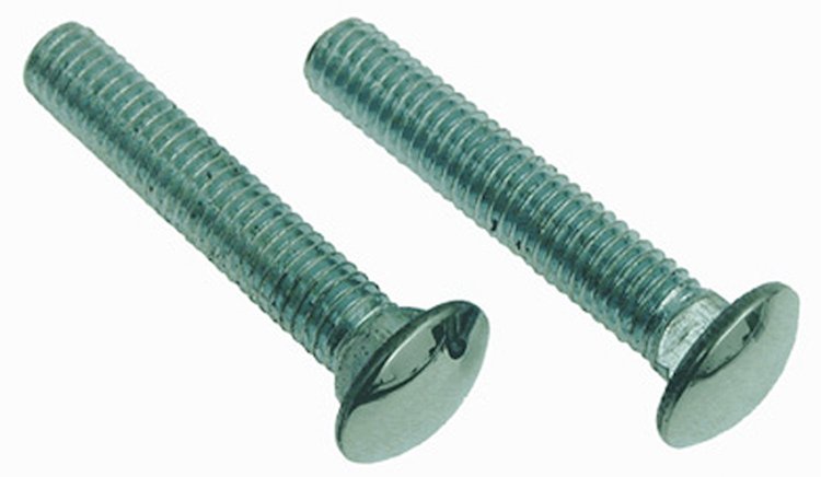 Chrome Long Bumper Bolts Pair