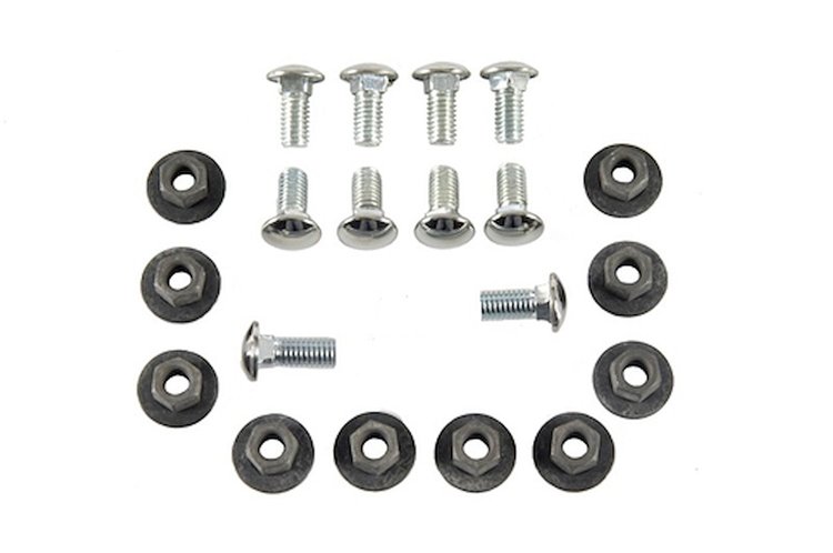 67 Chrome Bumper Bolt / Nut Set