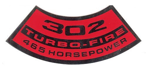 Decal 302 Turbo 465 Hp Crossram