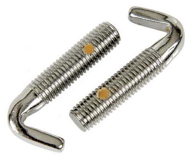 Convertible Chrome Latch Hook Pair