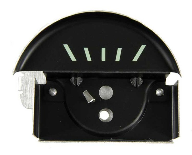 67 Console Oil Gauge Face Only