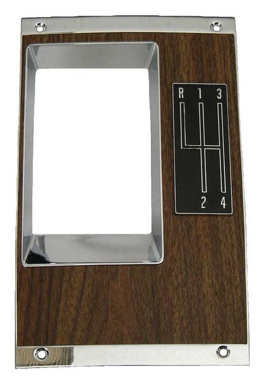 Console 4-Speed Manual Shift Plate for 1968 Chevy Camaro