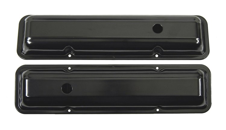 W-543 Valve Covers, Primer, LH/RH Pair, 68 Camaro SS -350 & Z/28 Chevy II Nova Chevelle El Camino Fullsize Chevy Car Corvette