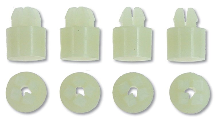 67-68 Std/RS Bezel Barrel Nuts 8