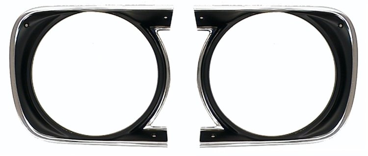Headlamp Bezels 1968 Camaro Standard