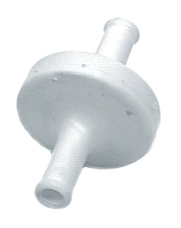 In-Line Vacuum Hose Filter for 1968-1972 Chevrolet Camaro, Corvette and Impala [White Plastic]