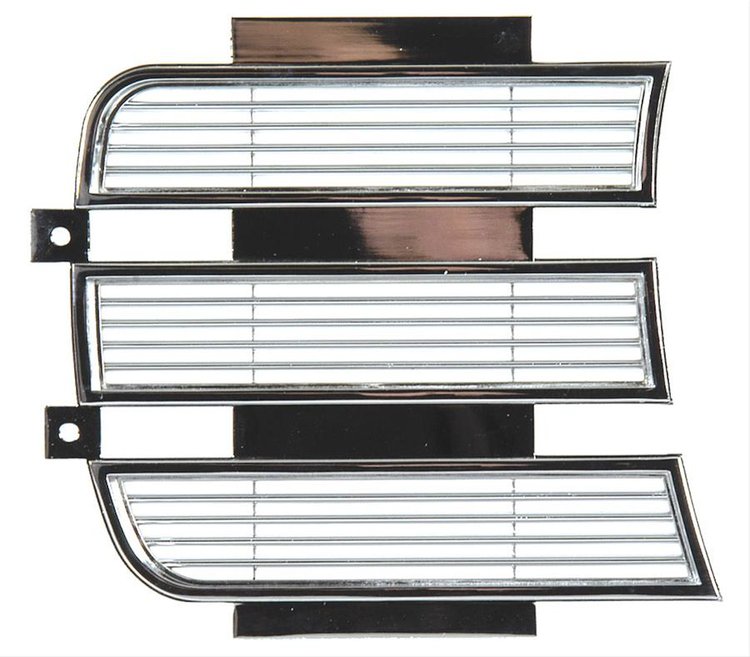 W-579A Inner Headlamp Door, Chrome, RH, 69 Camaro (Rally Sport)