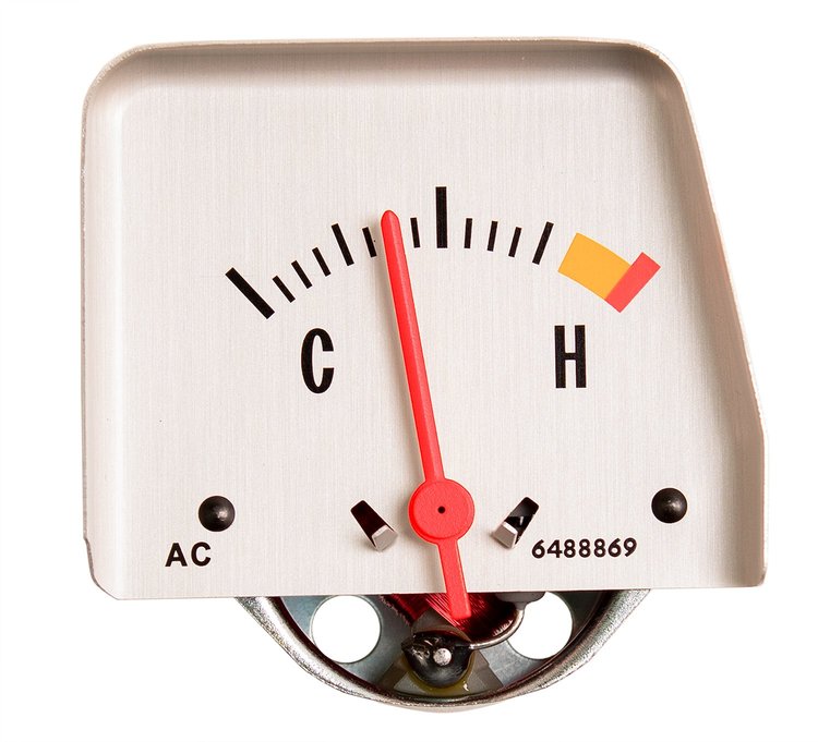 Console Coolant Temp Gauge w/Resistor for 1968-1969 Chevy Camaro