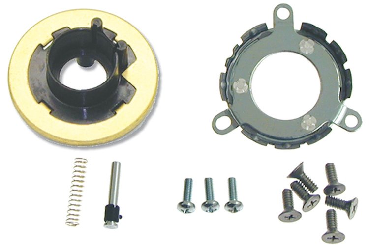 Steering Wheel Horn Cap Mounting & Contact Assembly for 1967-1968 Chevy Camaro, Chevy II/Nova, Chevelle, El Camino w/Wood Wheel