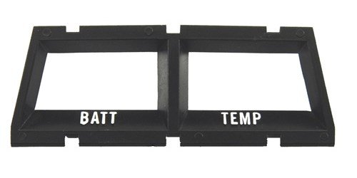Console Gauge Battery & Temp Bezel - 68-72 Chevy II Nova