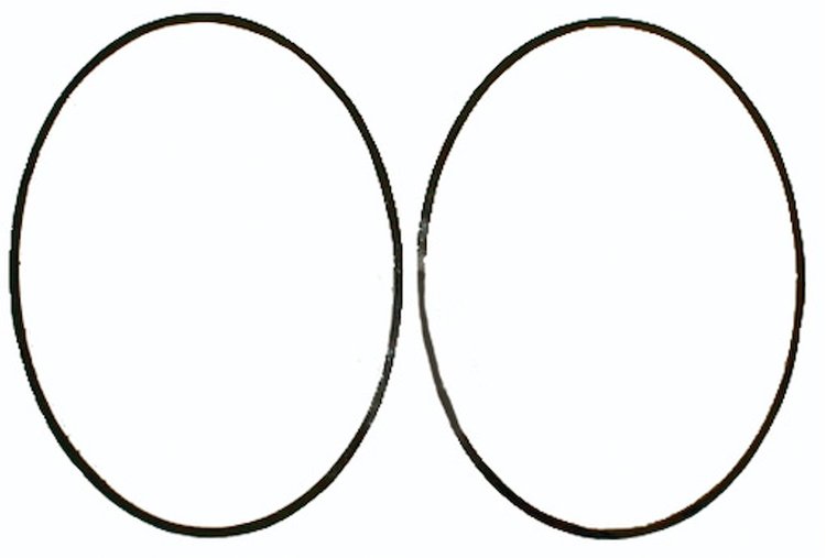 67-68 f Speedo/ Fuel Bezel Chrome Applique