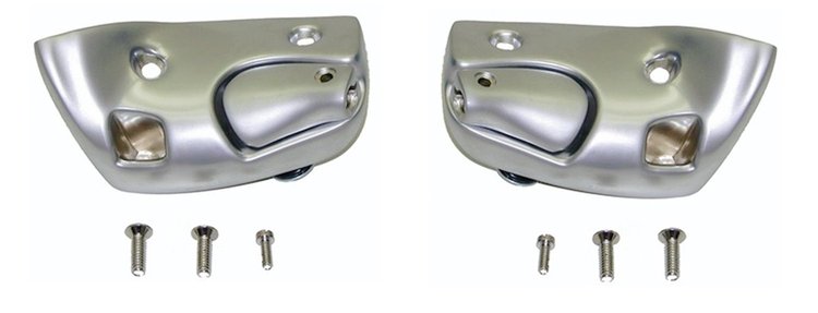 W-745 Sun Visor Support Brackets, Pair, 68-69 Camaro Firebird (Convertible)