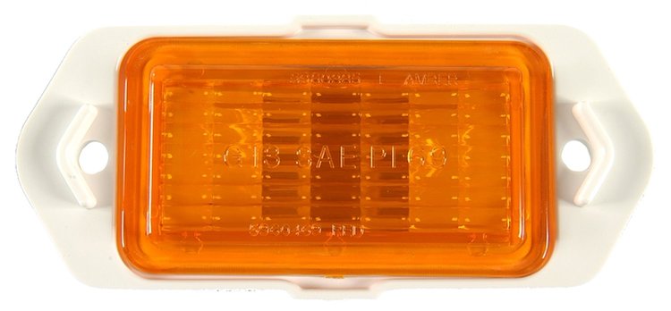 W-767 Side Marker Lamp Assembly, Amber, LH or RH, 69 Camaro Chevelle El Camino