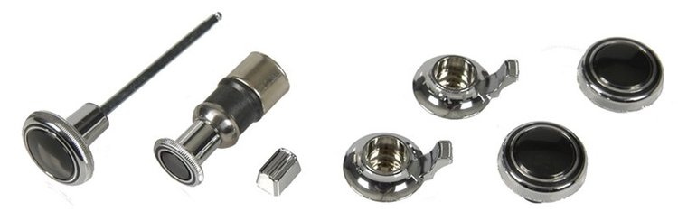 69 Dash Knob Kit Stereo