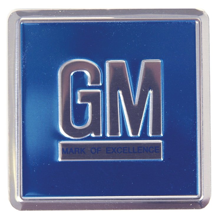 Mark of Excellence Door Jamb Emblem for 1968-1970 GM Models [Embossed Metal]