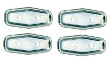 68 Camaro Deluxe Seat Emblem Retainers 4 Pc Set