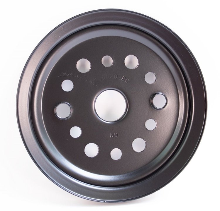 67-68 SB w/o Ac 1 Groove Crank Pulley