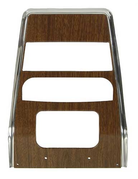 68 Camaro Walnut Center Dash Panel w/o A/C