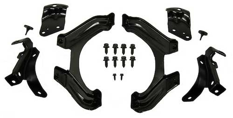 Front Bumper Mounting Bracket Set