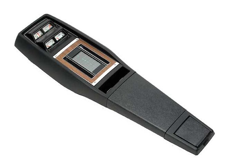W-98WTH Console Assembly, Auto TH350 / TH400 with Gauges, 69 Camaro