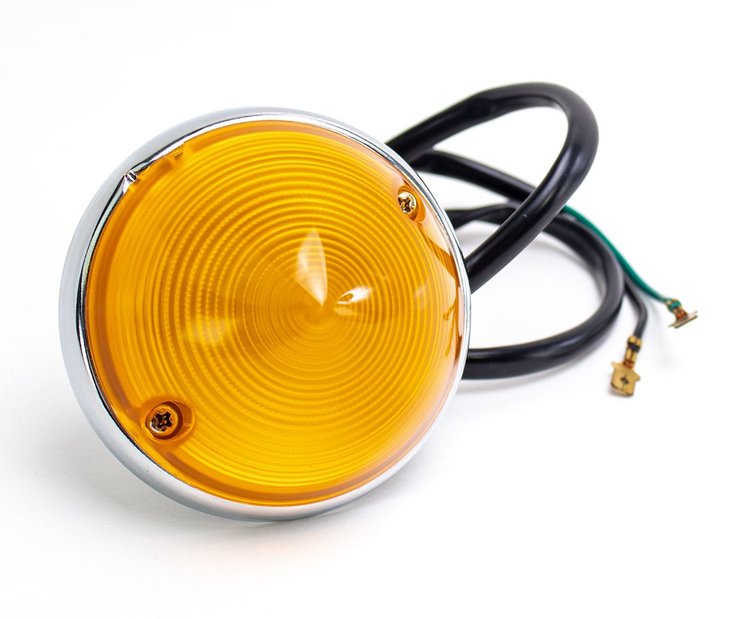 X135-4055-1 Park Lamp Assembly Amber LH or RH 55-57 Chevy Trucks Suburban