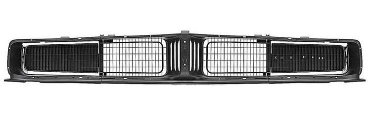 GRILLE 1969 CHARGER BLK
