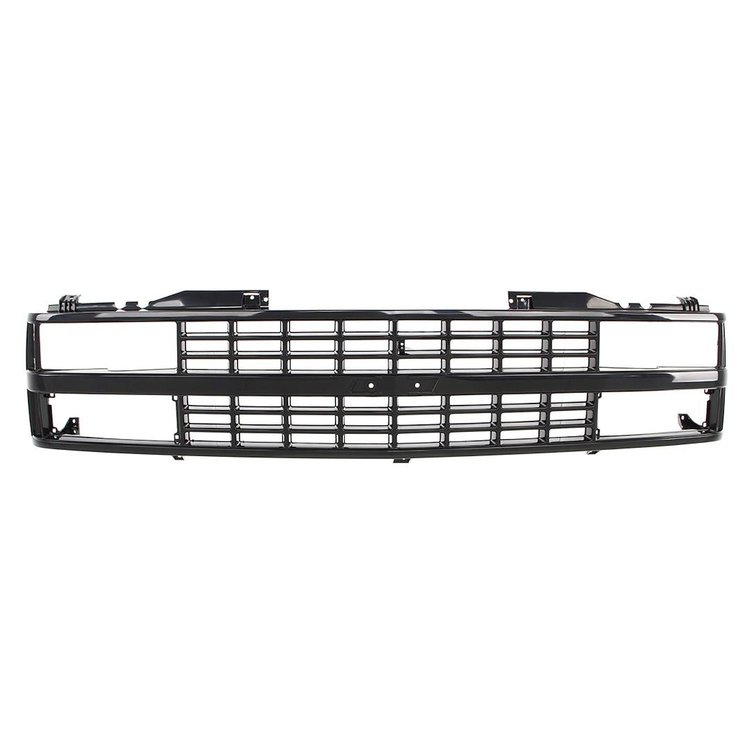 Grille Shell for 1988-1993 GM C/K Trucks, Suburban, Blazer w/Dual Headlights [Black]