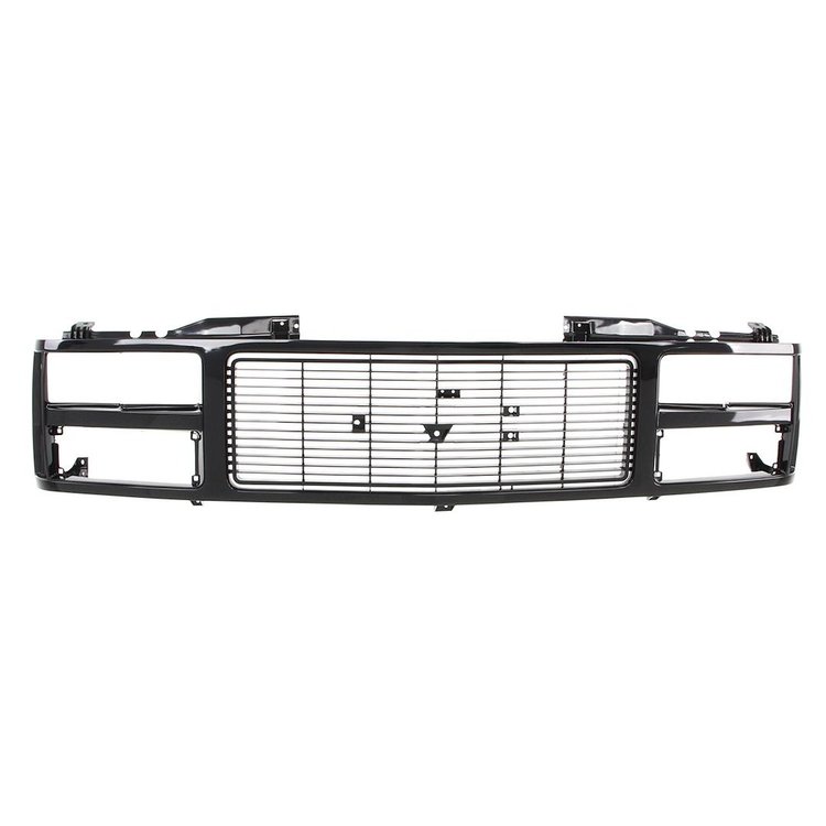 X150-4988-21 Grille Shell Argent/Black Dual Headlight 88-93 GMC C/K Trucks Suburban