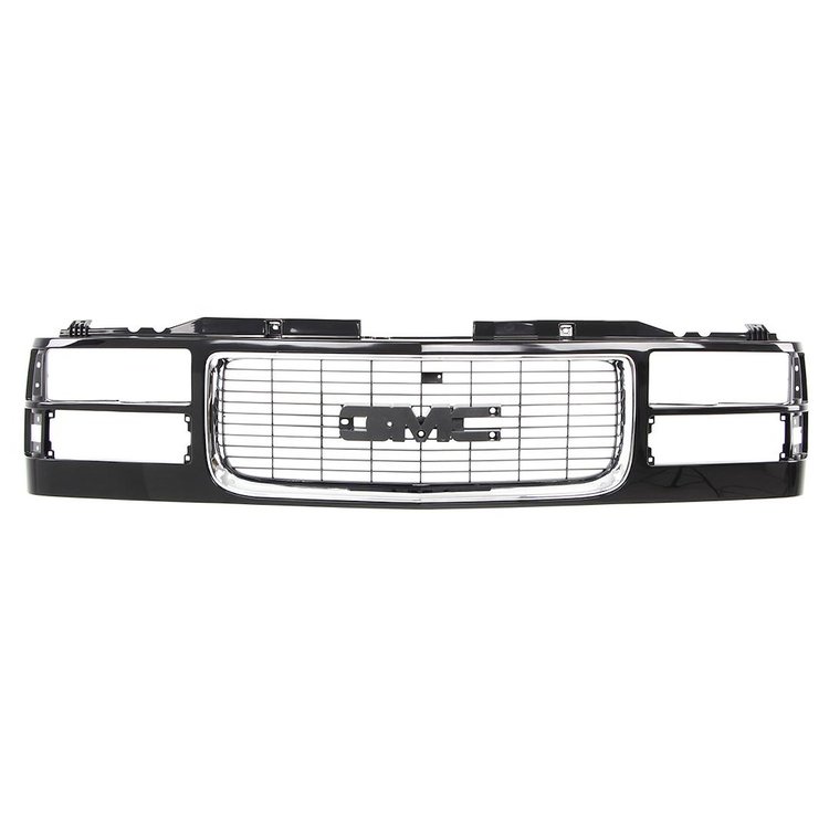 X150-4994-22 Grille Shell Chrome/Black Dual Headlight 94-98 GMC C/K Trucks SUV