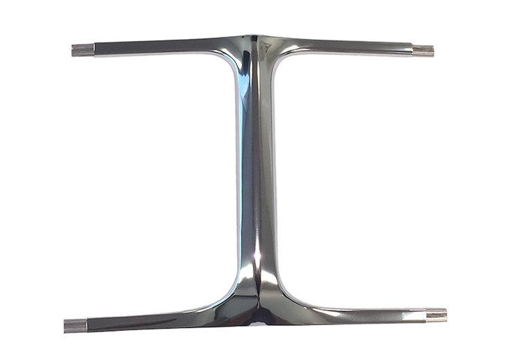 X155-2669-1 Chrome Center Grille "I" Trim 69 Charger