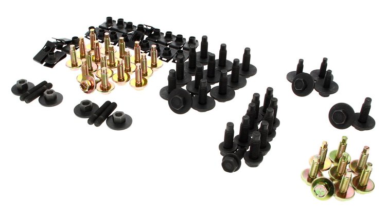 X225-1466-1S Body Bolt Fastener Kit for 1966-1977 Ford Bronco