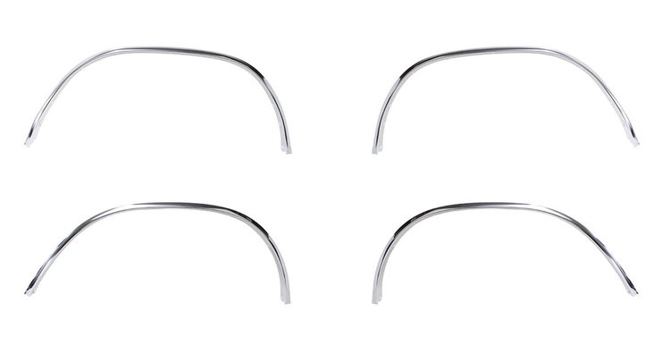 Wheel Well Opening Molding Set 1973-1979 Ford F100/F150/F250 with Styleside Bed, 1978-1979 Ford Bronco