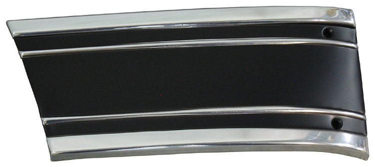 X231-4069-2BR Front Fender Molding Lower Front Black RH 69-72 Chevy GMC CK Fleetside Trucks Blazer Jimmy Suburban