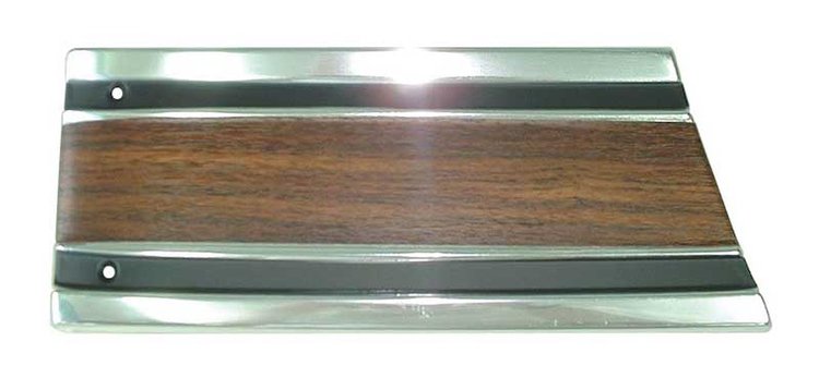 X231-40692WR Front Fender Molding Lower Front Woodgrain RH 69-72 Chevy GMC CK Fleetside Trucks Blazer Jimmy Suburban