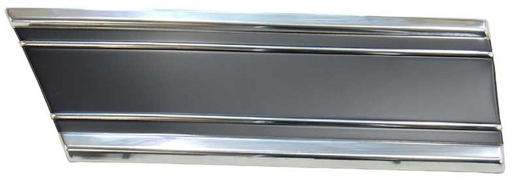 X231-4069-3BL Front Fender Molding Lower Rear Black LH 69-72 Chevy GMC CK Fleetside Trucks Blazer Jimmy Suburban