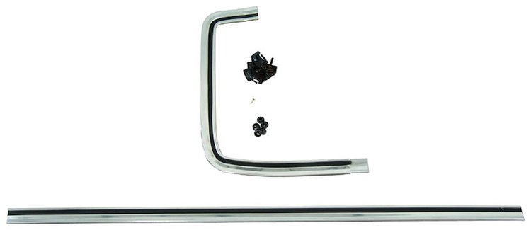 X231-4073-1R Upper Fender Molding, RH, 73-80 Chevy GMC Truck Blazer Jimmy Suburban
