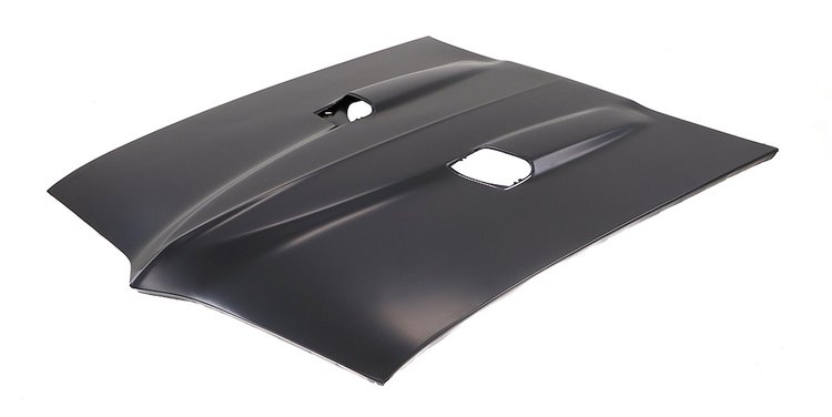 Steel Replacement Hood for 1967-1969 Pontiac Firebird 400 [Dual Scoop]