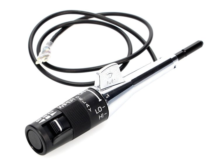 X458-4084-1C Turn Signal Lever w/ Cruise w/ Intermittent Wipers Chrome 84-91 GM Car & Truck