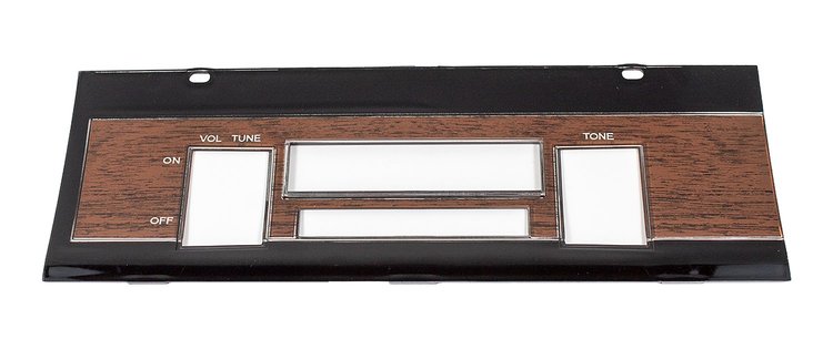 X463-1470 Radio Bezel Woodgrain 68-69 Coronet, GTX