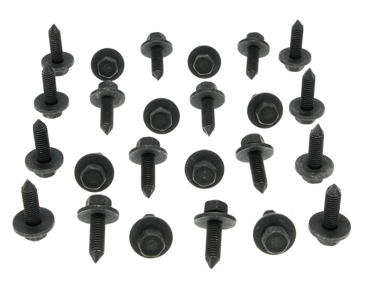 Door Hinge Bolt Kit for 1973-1986 Chevy, GMC C/K Series Truck, 1987-1991 Chevy, GMC R/V Series Truck, Suburban, Blazer, Jimmy