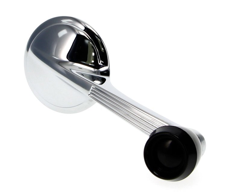 X546-4053-1 Window Crank Handle w/ Black Knob Sold Each 63-64 Chevy II 100, 64 Chevelle 300