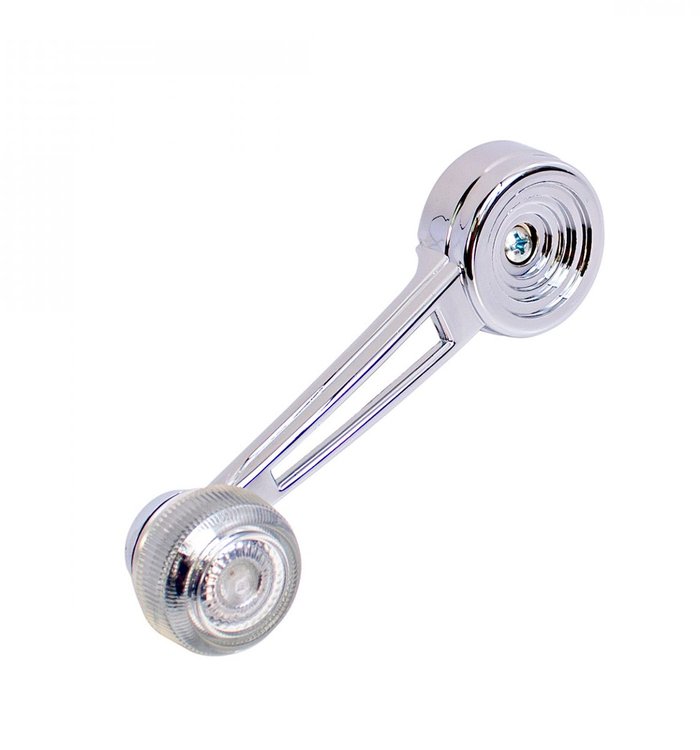 X546-4573 Window Crank Handle w/ Clear Knob 73-74 Torino, 73-77 Galaxie Monterey, 73-74 F100 F250 F350