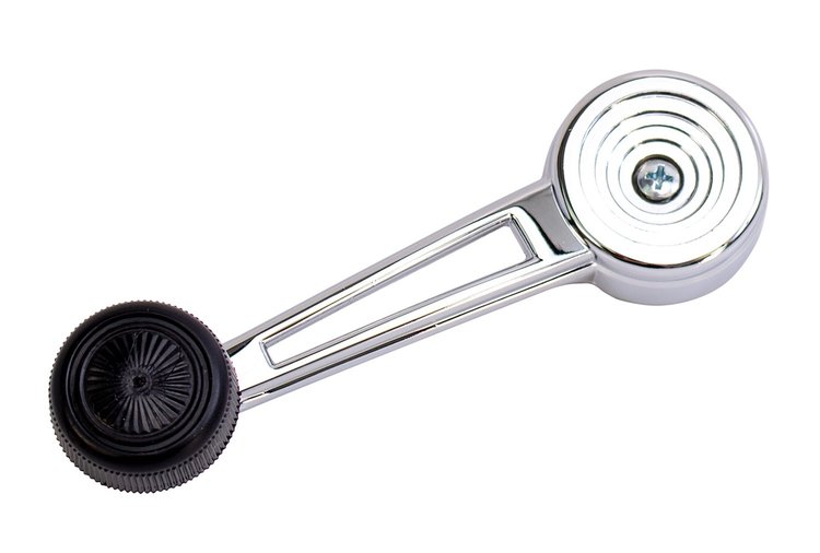 X546-4574 Window Crank Handle w/ Black Knob 74-77 F100 F150 F250 F350, 78-79 Bronco