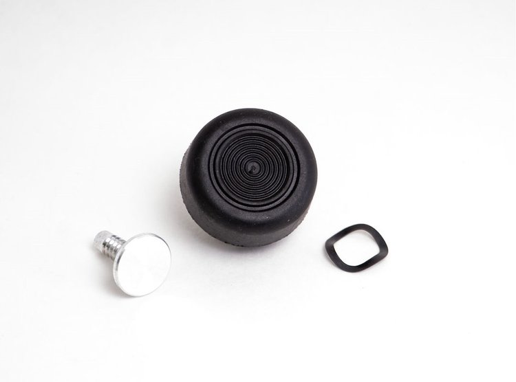 X546-8068-681A Window Crank Handle Knob Black 68-72 Fairlane Torino, 68-72 F-Series Trucks, 68-77 Bronco