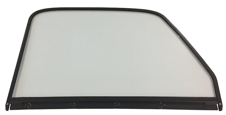 47-50 CV/GMC PU Door Glass Clear w/Frame LH Painted