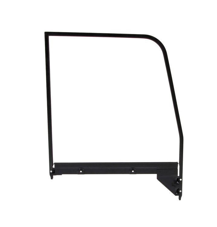 X550-4055-2L Door Glass Assembly w Paintable Trim Clear LH 55-59 Chevy GMC Truck