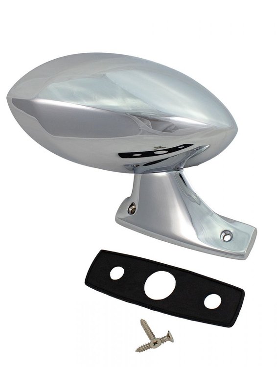 X570-1570-2R Outside Mirror Sport Style Chrome Manual RH Dodge Plymouth 70 E Body