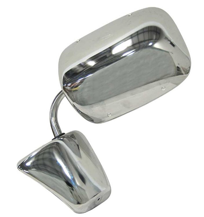 Door Mirror for 1973-1987 Chevy/GMC C/K Trucks and 1973-1991 Blazer/Jimmy/Suburban [Chrome]