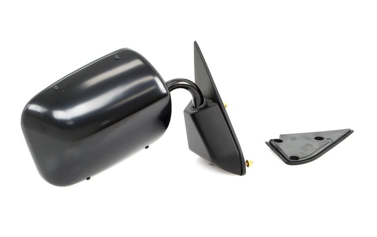 X570-4088-BR Outside Door Mirror Black Below Eyeline RH 88-98 Chevy GMC C/K Trucks SUV
